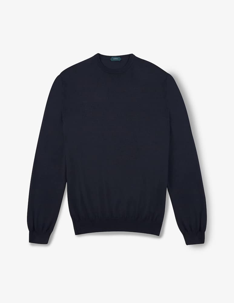 Slowear Slim-fit crew-neck sweater in certified Flexwool - picture 5 Slowear Slim-fit crew-neck sweater in certified Flexwool - picture 5