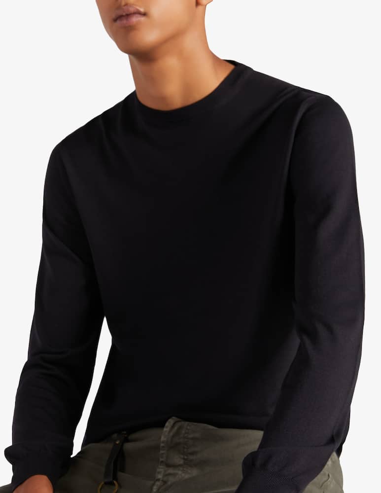 Slowear Slim-fit crew-neck sweater in certified Flexwool - picture 1 Slowear Slim-fit crew-neck sweater in certified Flexwool - picture 1