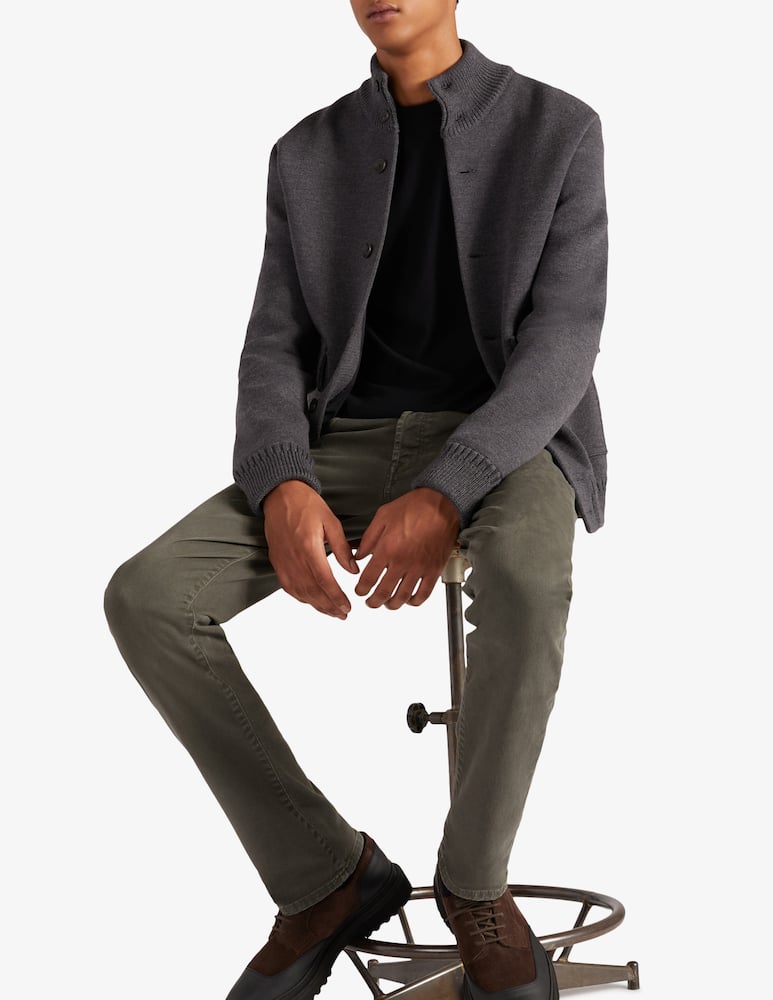 Slowear Slim-fit crew-neck sweater in certified Flexwool - picture 3 Slowear Slim-fit crew-neck sweater in certified Flexwool - picture 3