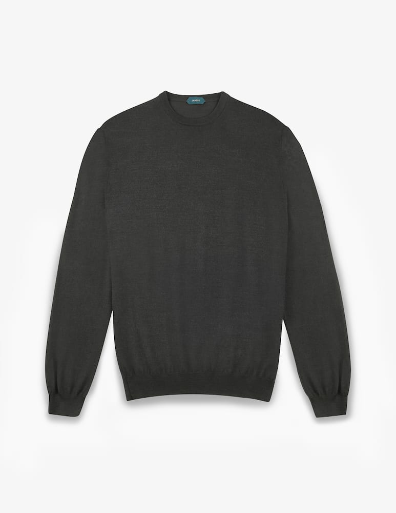 Slowear Slim-fit crew-neck sweater in certified Flexwool - picture 5 Slowear Slim-fit crew-neck sweater in certified Flexwool - picture 5