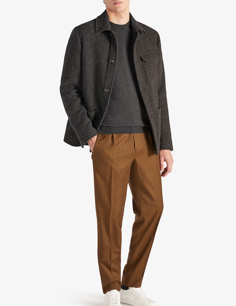 Slowear Slim-fit crew-neck sweater in certified Flexwool - picture 2 Slowear Slim-fit crew-neck sweater in certified Flexwool - picture 2