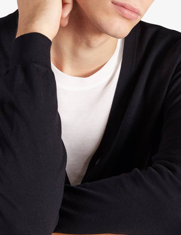 rinascente Slowear Slim-fit cardigan in certified Flexwool