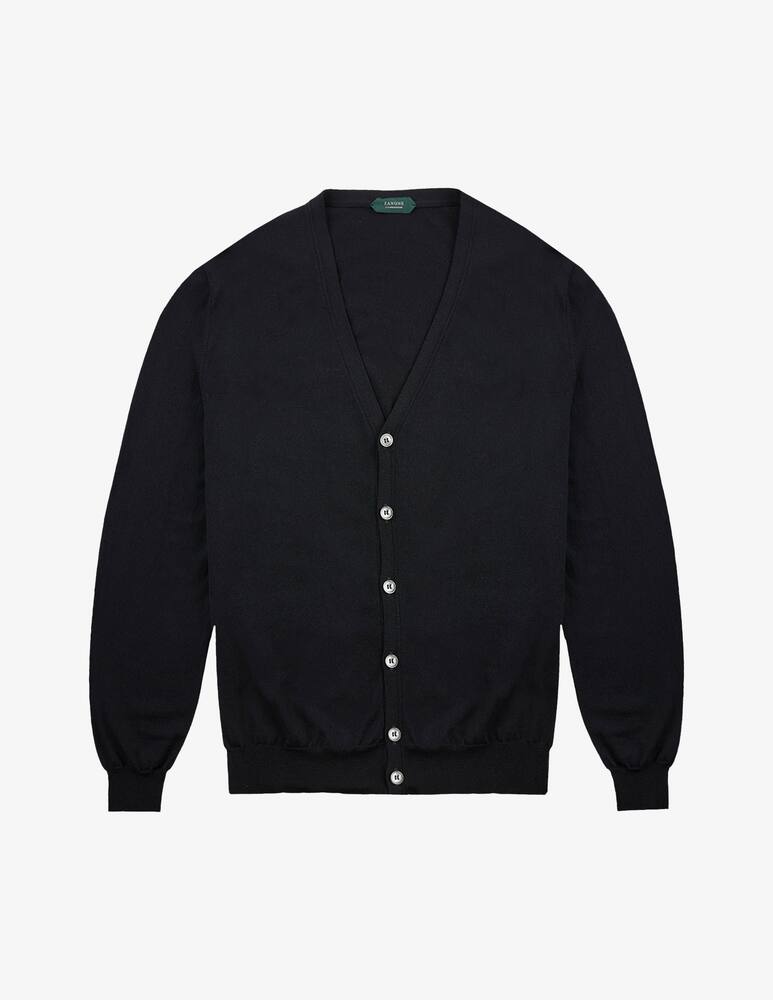 rinascente Slowear Slim-fit cardigan in certified Flexwool