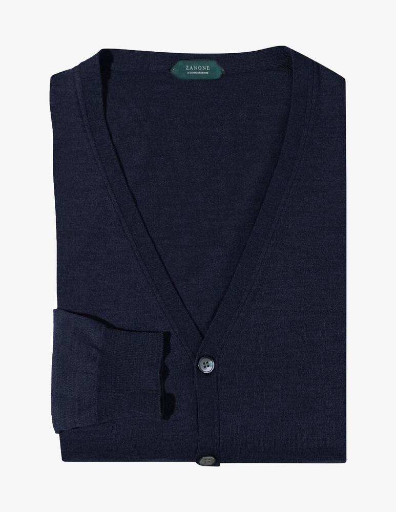 rinascente Slowear Slim-fit cardigan in certified Flexwool