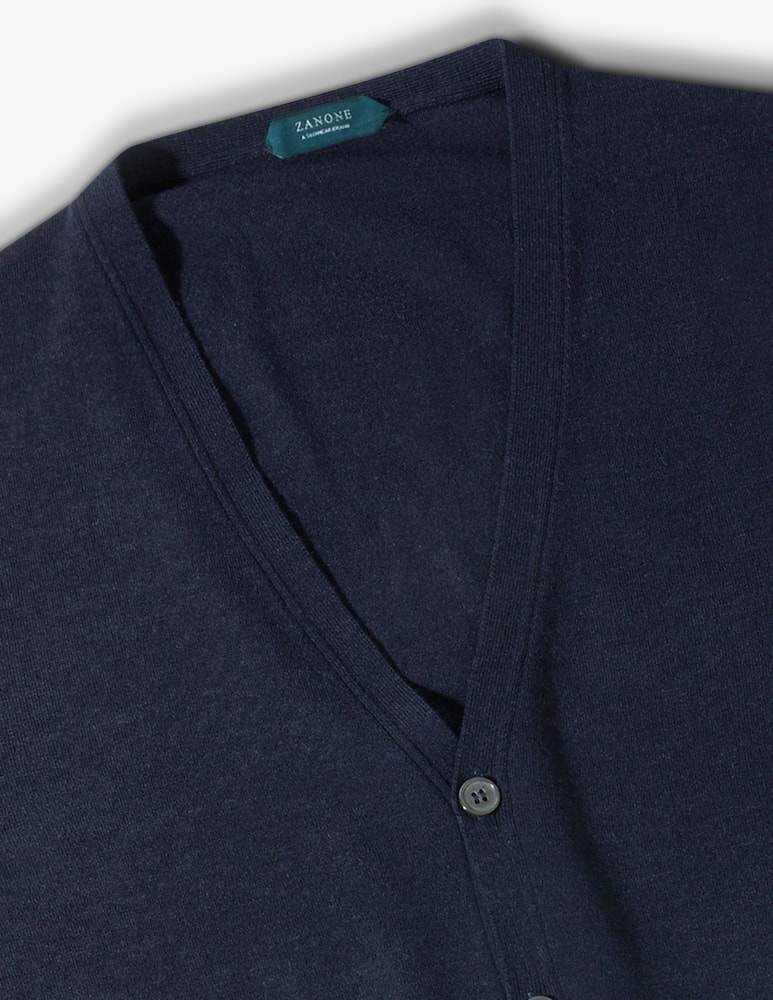 rinascente Slowear Slim-fit cardigan in certified Flexwool