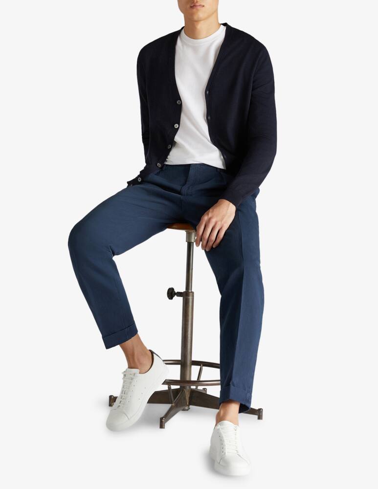 rinascente Slowear ZANONE - Slim fit cardigan in certified Flexwool
