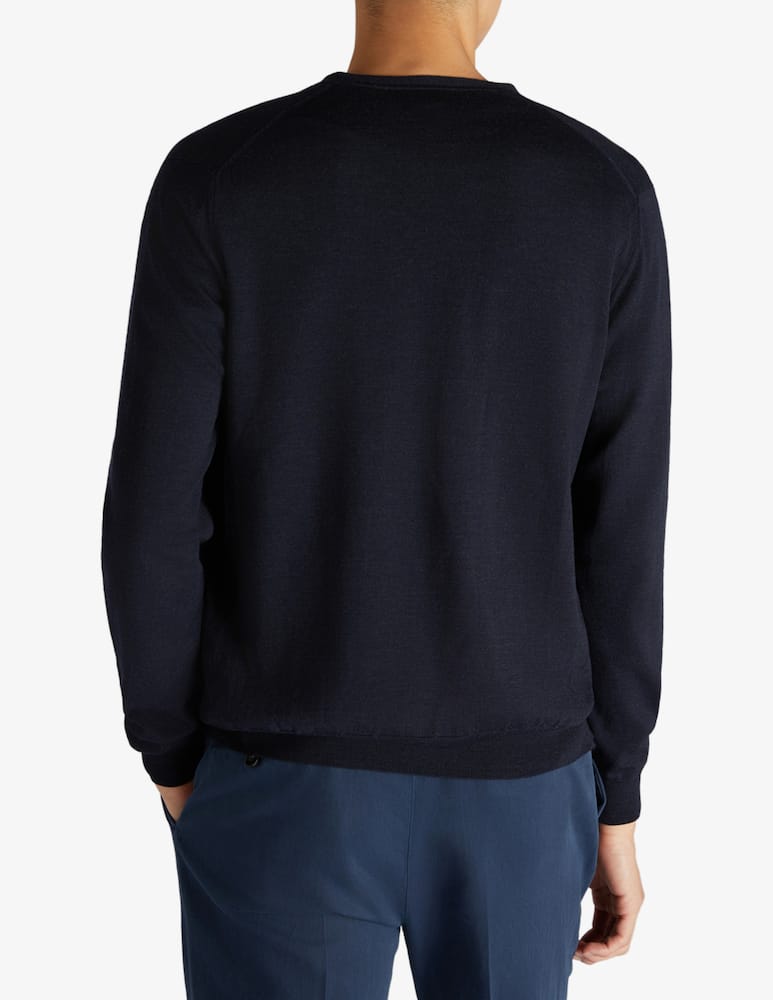 rinascente Slowear ZANONE - Slim fit cardigan in certified Flexwool