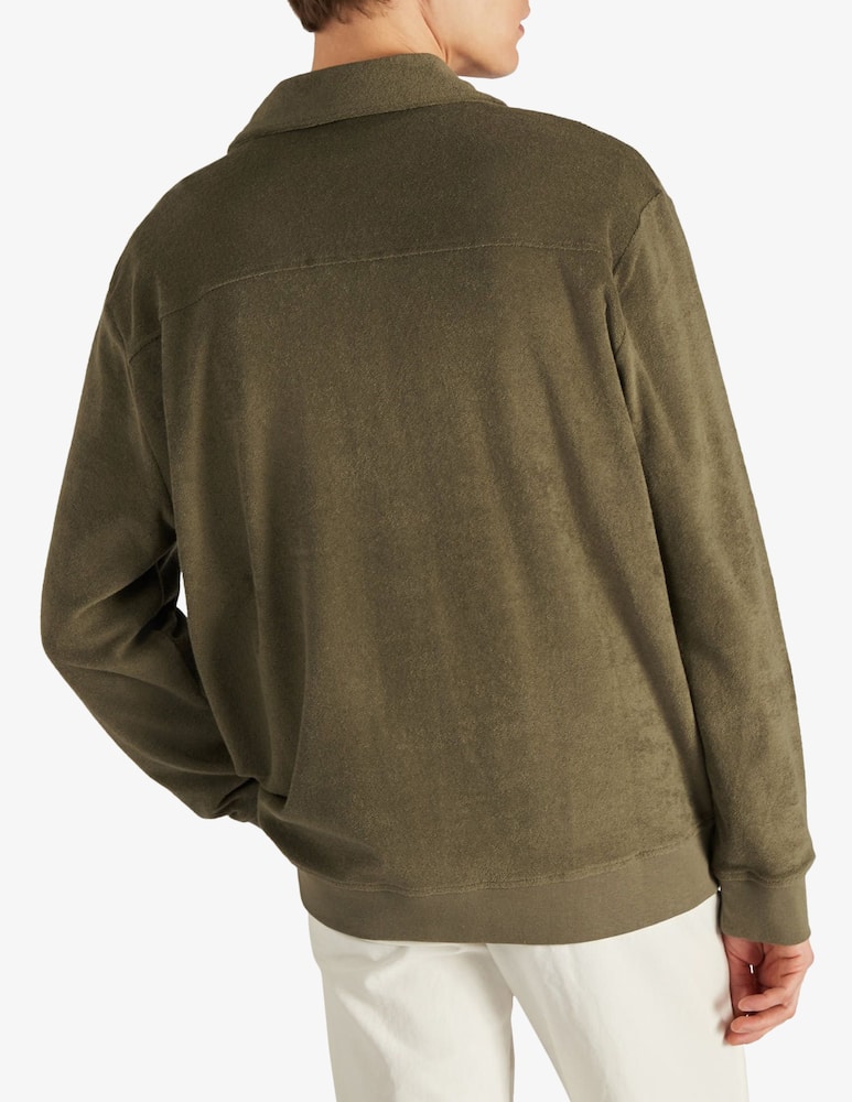 rinascente Slowear Zanone Regular-fit cardigan in terry jersey