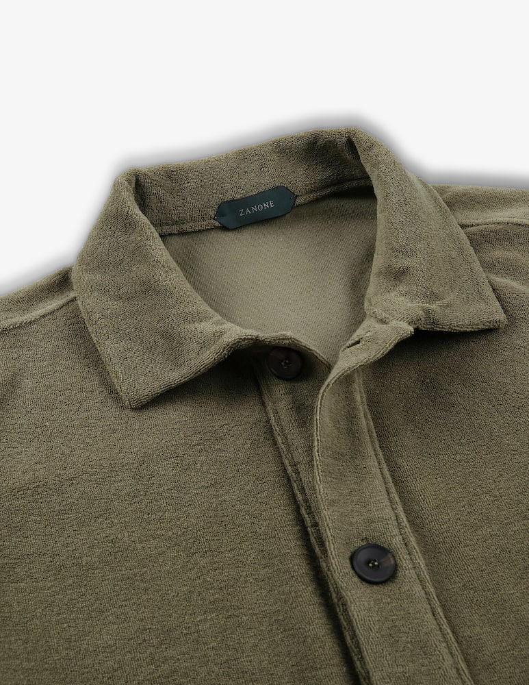 rinascente Slowear Zanone Regular-fit cardigan in terry jersey