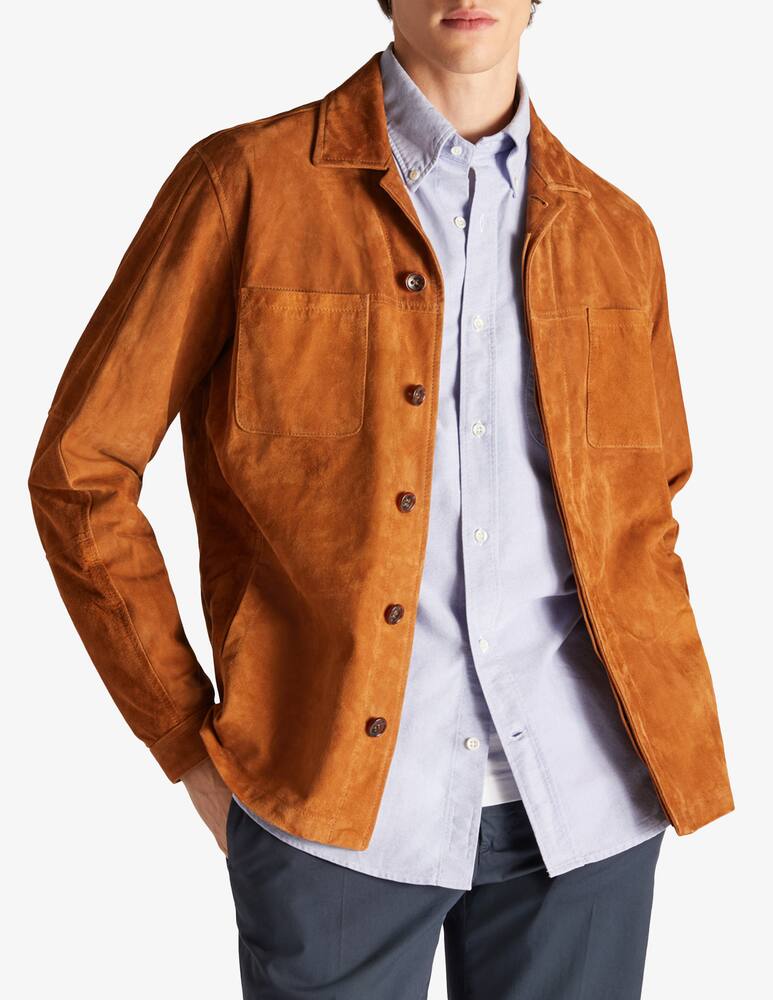 Slowear Montedoro Overshirt relaxed fit in pelle - immagine 1 Slowear Montedoro Overshirt relaxed fit in pelle - immagine 1