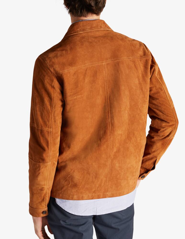 rinascente Slowear Montedoro Overshirt relaxed fit in pelle 