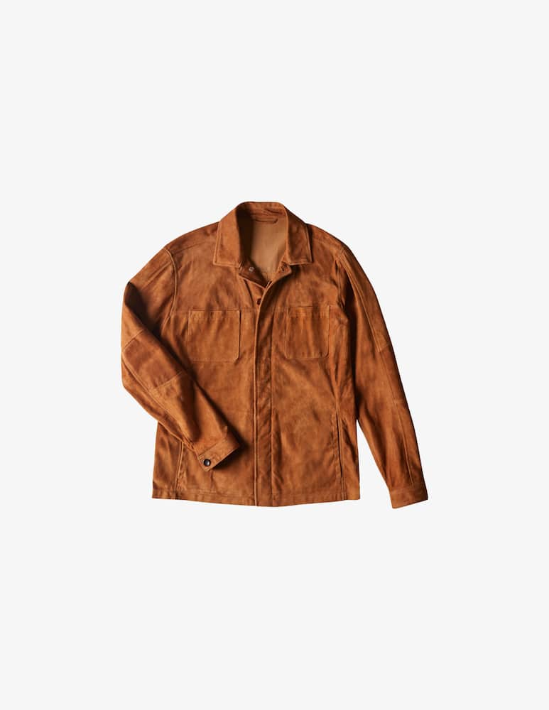 Slowear Montedoro Overshirt relaxed fit in pelle - immagine 6 Slowear Montedoro Overshirt relaxed fit in pelle - immagine 6