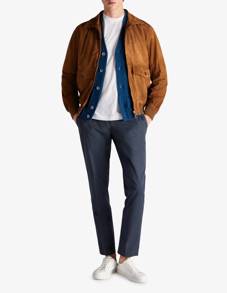 rinascente Slowear Montedoro Regular fit suede jacket 