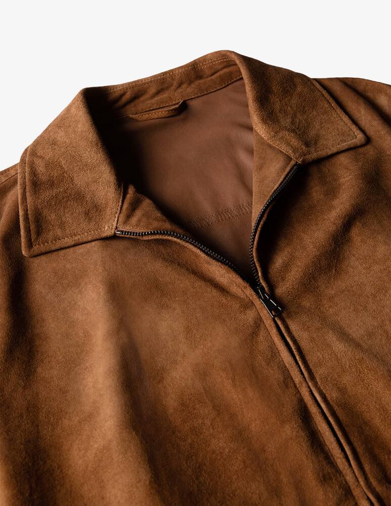 rinascente Slowear Montedoro Regular fit suede jacket 