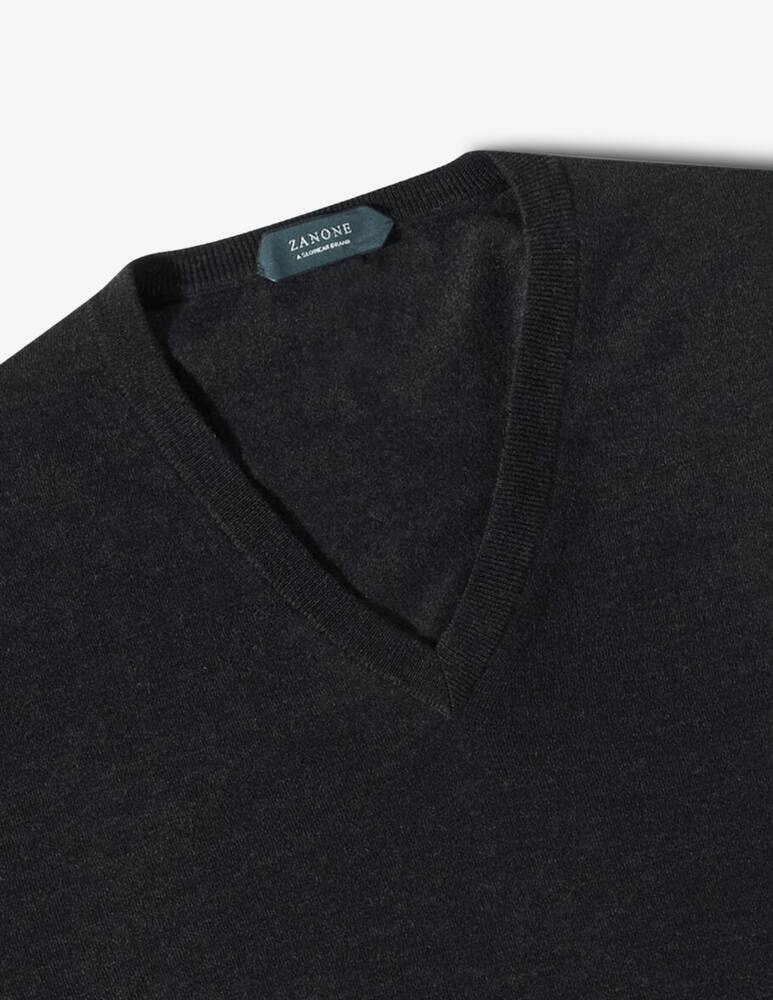 rinascente Slowear ZANONE - V neck sweather in certified flexwool