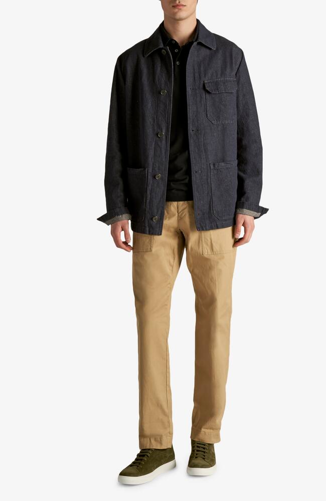 rinascente Slowear Zanone Polo slim fit a manica lungo in IceCotton organico