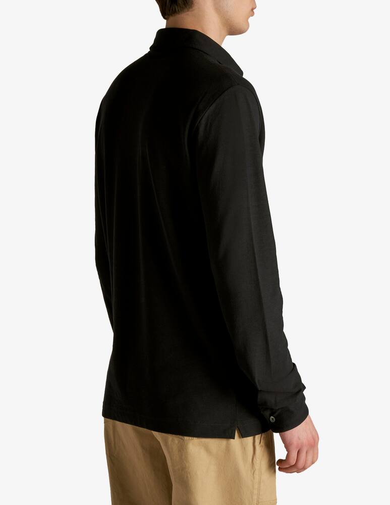 rinascente Slowear Zanone Polo slim fit a manica lungo in IceCotton organico