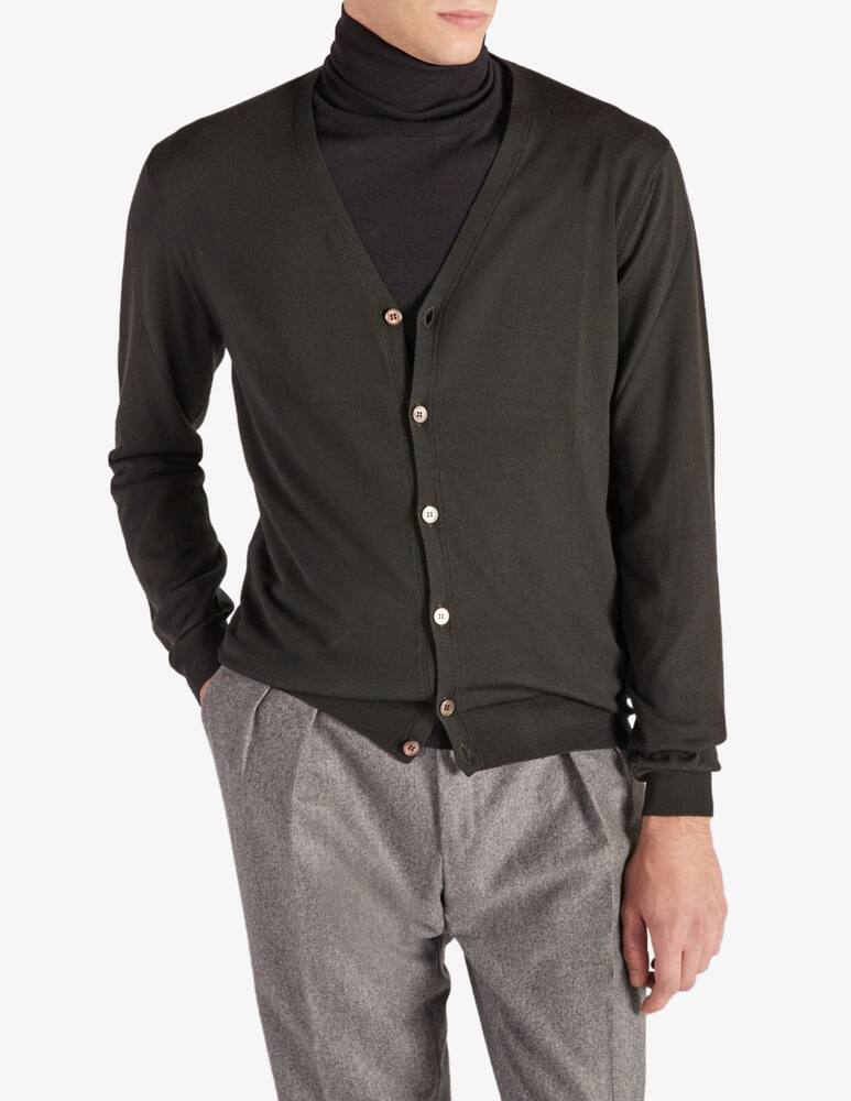 rinascente Slowear Slim-fit cardigan in certified Flexwool
