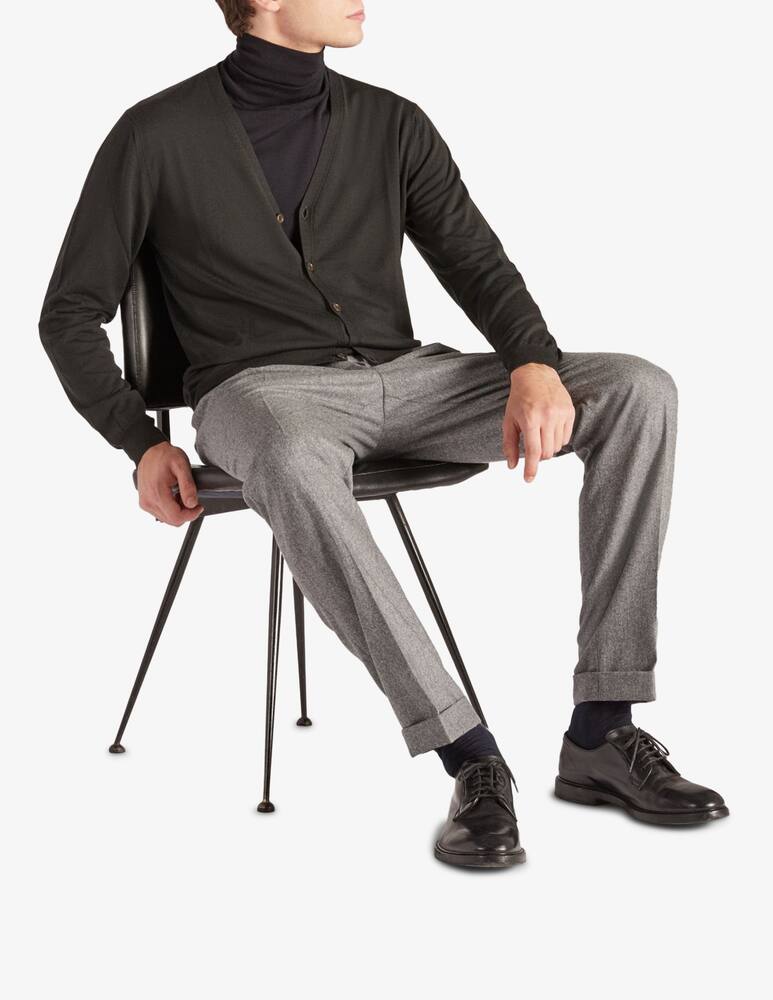 rinascente Slowear Slim-fit cardigan in certified Flexwool