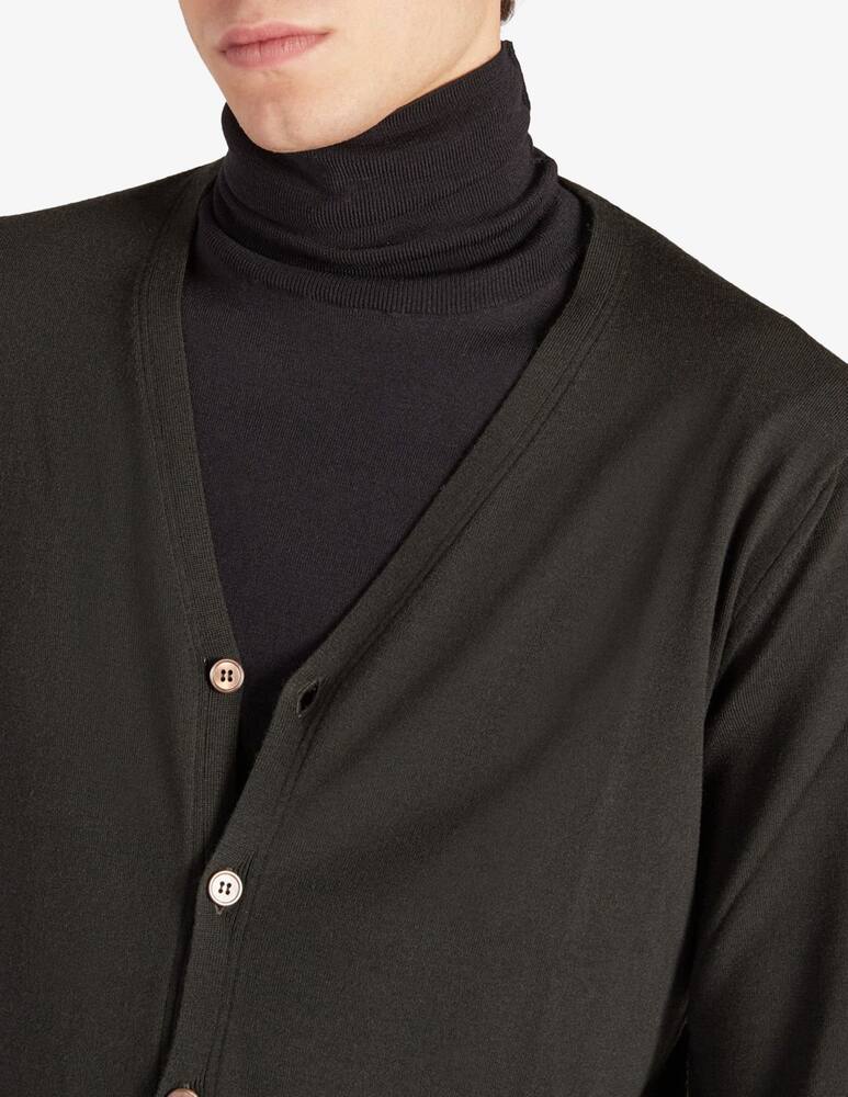 rinascente Slowear Slim-fit cardigan in certified Flexwool