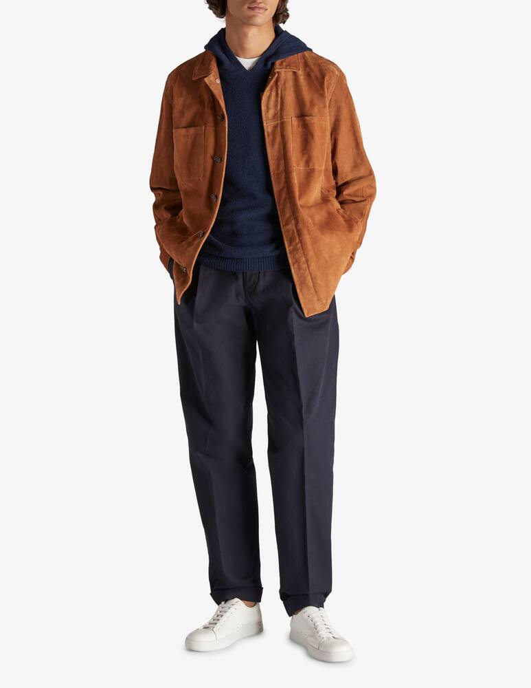 rinascente Slowear ZANONE - Felpa con cappuccio regular fit in spugna di cotone