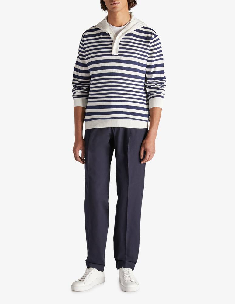 rinascente Slowear ZANONE - Felpa con cappuccio regular fit cotone e lino