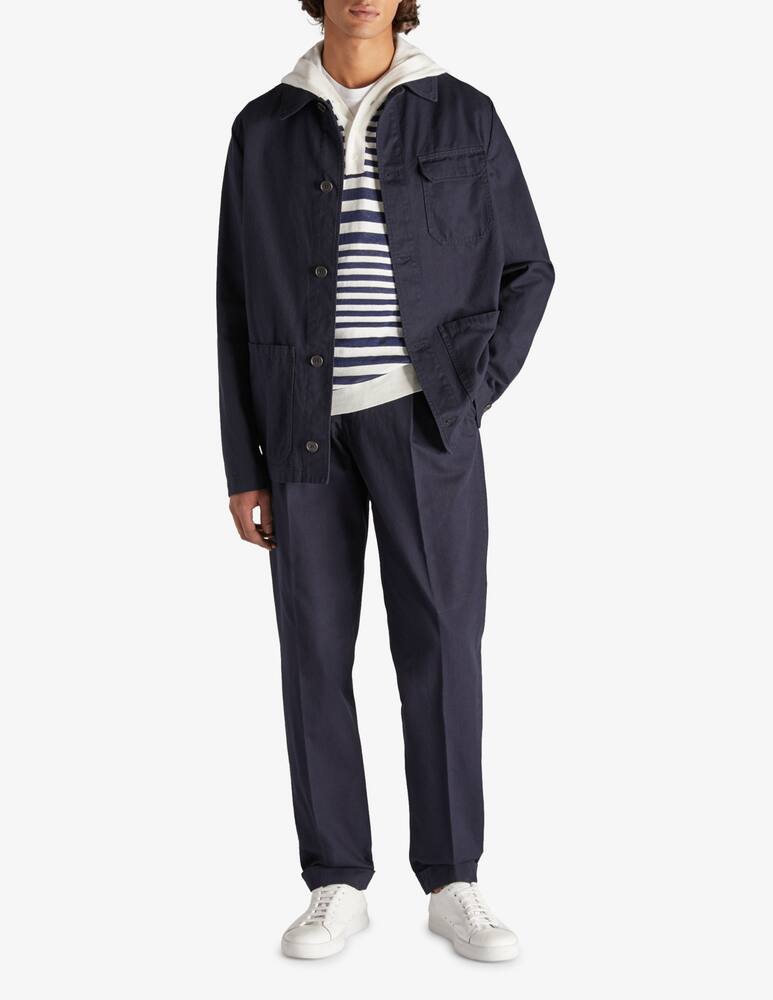rinascente Slowear ZANONE - Felpa con cappuccio regular fit cotone e lino