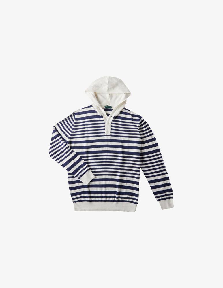 rinascente Slowear ZANONE - Felpa con cappuccio regular fit cotone e lino