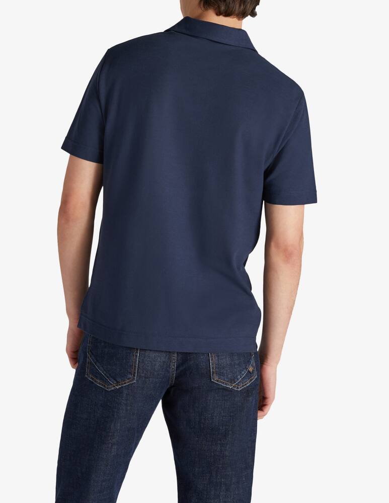 rinascente Slowear Zanone Polo slim fit in IceCotton organico