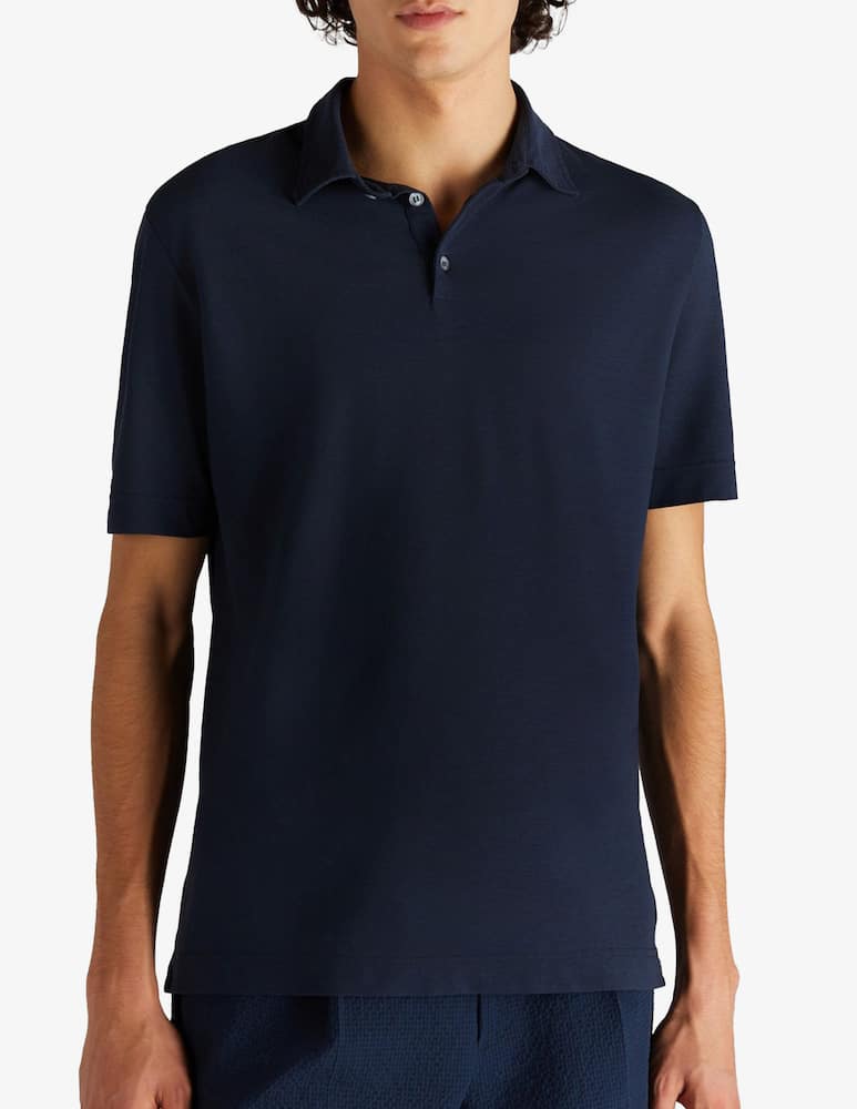 Slowear Ice cotton polo shirt - picture 1 Slowear Ice cotton polo shirt - picture 1