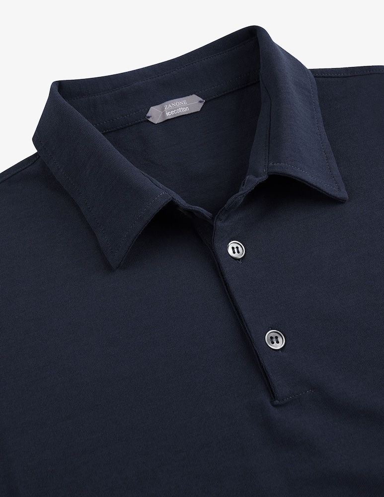 Slowear Ice cotton polo shirt - picture 5 Slowear Ice cotton polo shirt - picture 5
