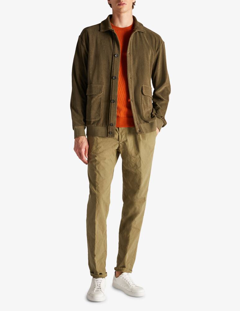 rinascente Slowear Zanone Slim fit crewneck in certified crêpe cotton 