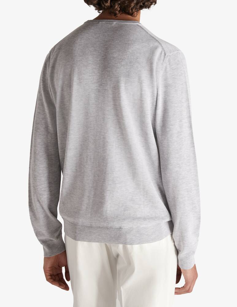 rinascente Slowear Zanone Girocollo slim fit in cotone crêpe certificato 