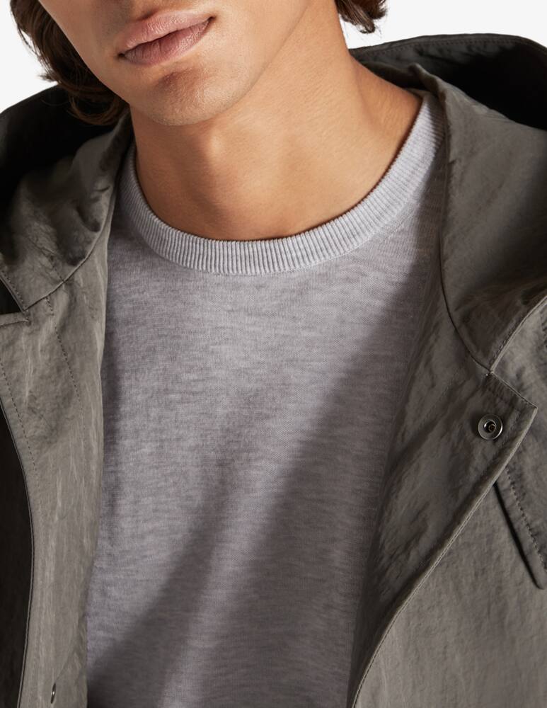 rinascente Slowear Zanone Girocollo slim fit in cotone crêpe certificato 