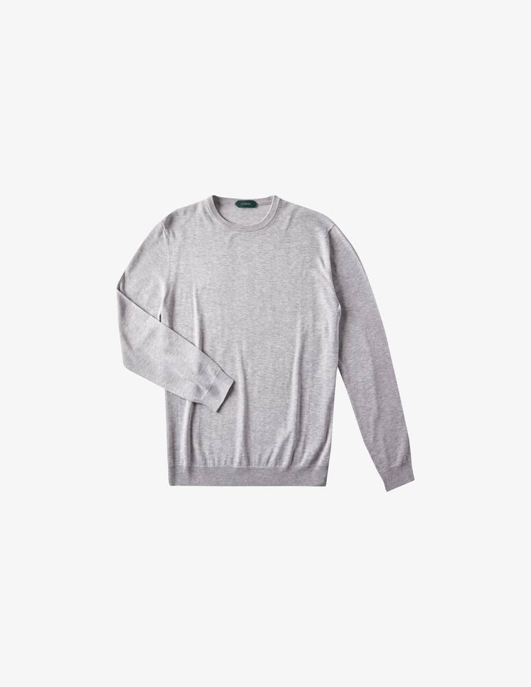 rinascente Slowear Zanone Girocollo slim fit in cotone crêpe certificato 