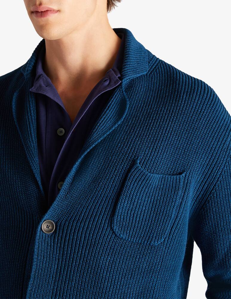 rinascente Slowear Zanone Regular fit jacket in certified cotton and linen 