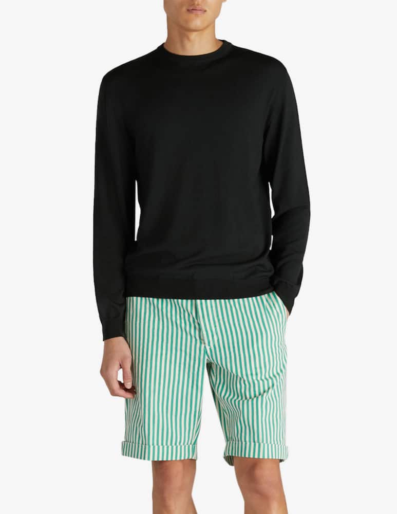 Slowear Slim-fit crew-neck sweater in certified Flexwool - picture 1 Slowear Slim-fit crew-neck sweater in certified Flexwool - picture 1