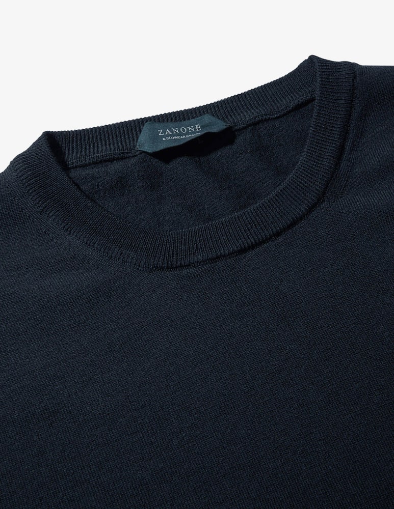 Slowear Slim-fit crew-neck sweater in certified Flexwool - picture 4 Slowear Slim-fit crew-neck sweater in certified Flexwool - picture 4