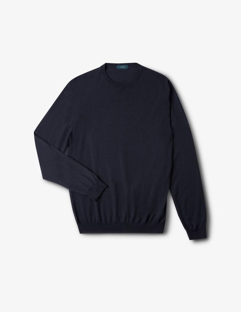 Slowear Slim-fit crew-neck sweater in certified Flexwool - picture 5 Slowear Slim-fit crew-neck sweater in certified Flexwool - picture 5
