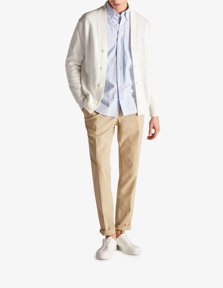 rinascente Slowear Incotex Pantalone tapered fit in summer satin 