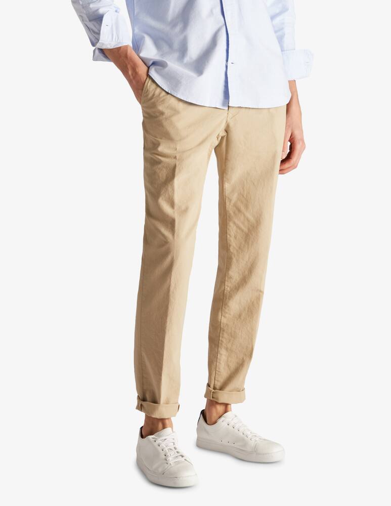 Slowear INCOTEX - Pantalone tapered fit in summer satin - immagine 1 Slowear INCOTEX - Pantalone tapered fit in summer satin - immagine 1