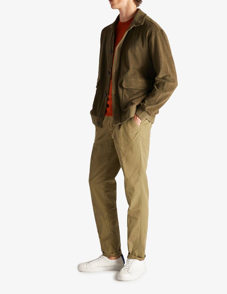 rinascente Slowear Incotex Summer satin tapered fit trousers 