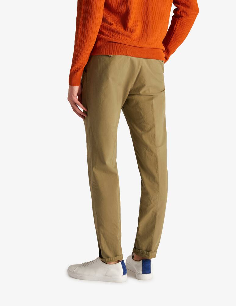 rinascente Slowear Incotex Summer satin tapered fit trousers 