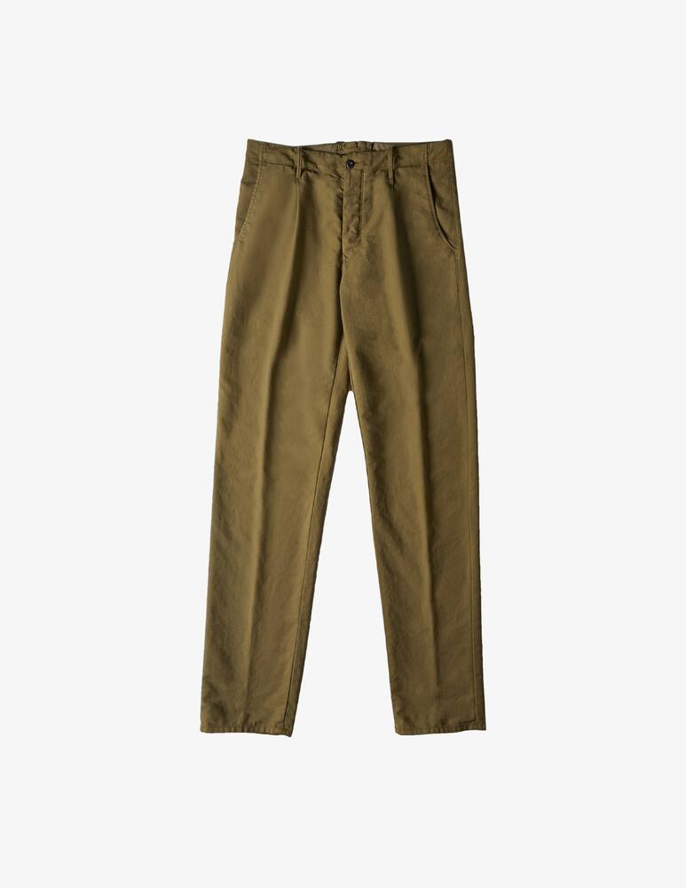 rinascente Slowear Incotex Summer satin tapered fit trousers 