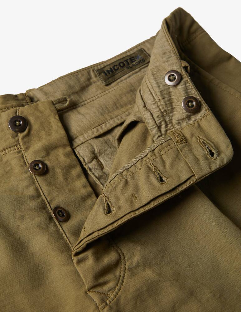 rinascente Slowear Incotex Summer satin tapered fit trousers 