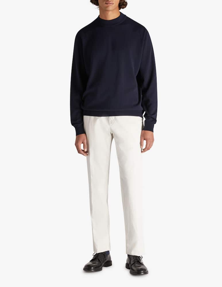Slowear INCOTEX -  Slim fit trousers in certified stretch gabardine - picture 1