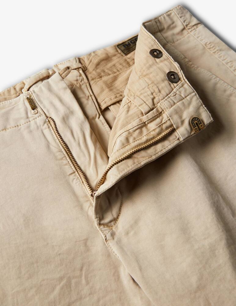 rinascente Slowear Incotex Pantalone slim fit in gabardina stretch certificata