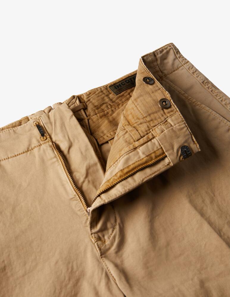 rinascente Slowear Incotex Pantalone slim fit in gabardina stretch certificata 