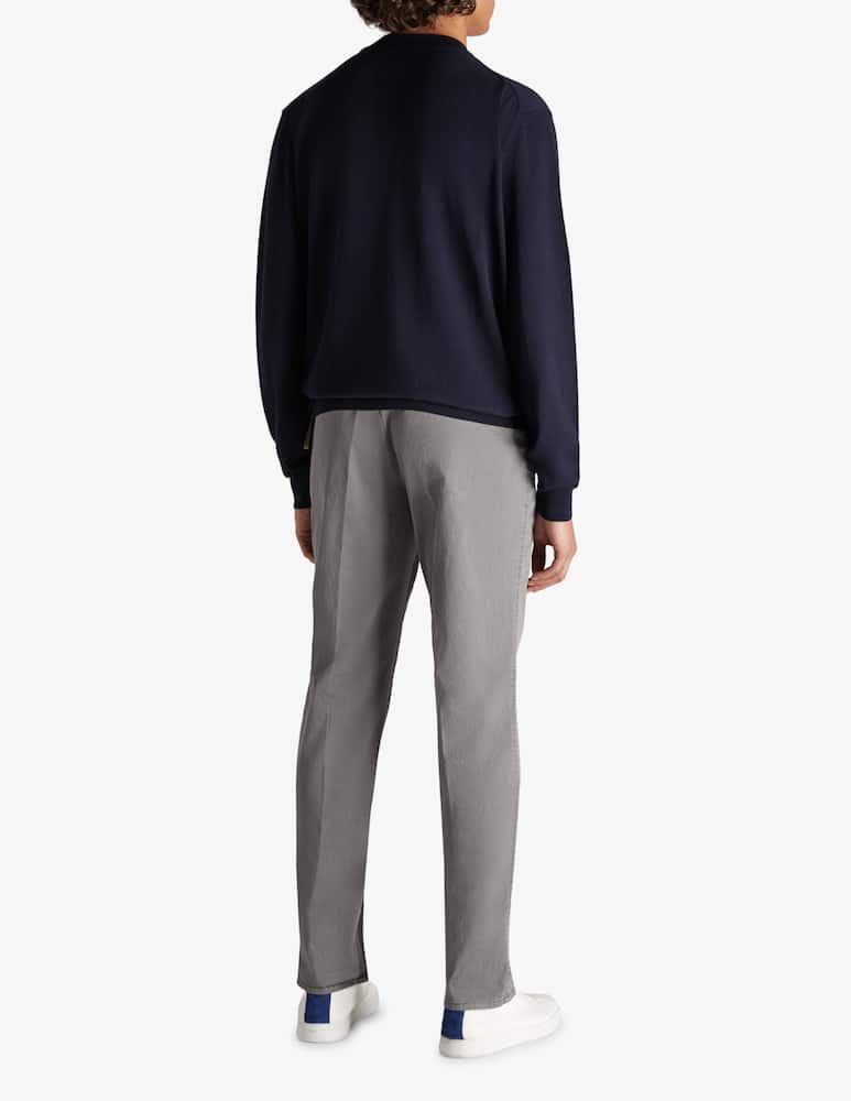 rinascente Slowear Incotex Pantalone slim fit in gabardina stretch certificata 