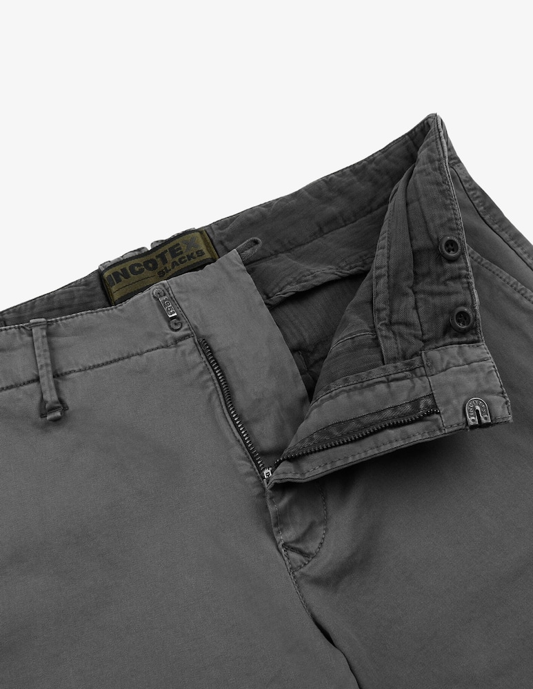 rinascente Slowear Incotex Pantalone slim fit in gabardina stretch certificata